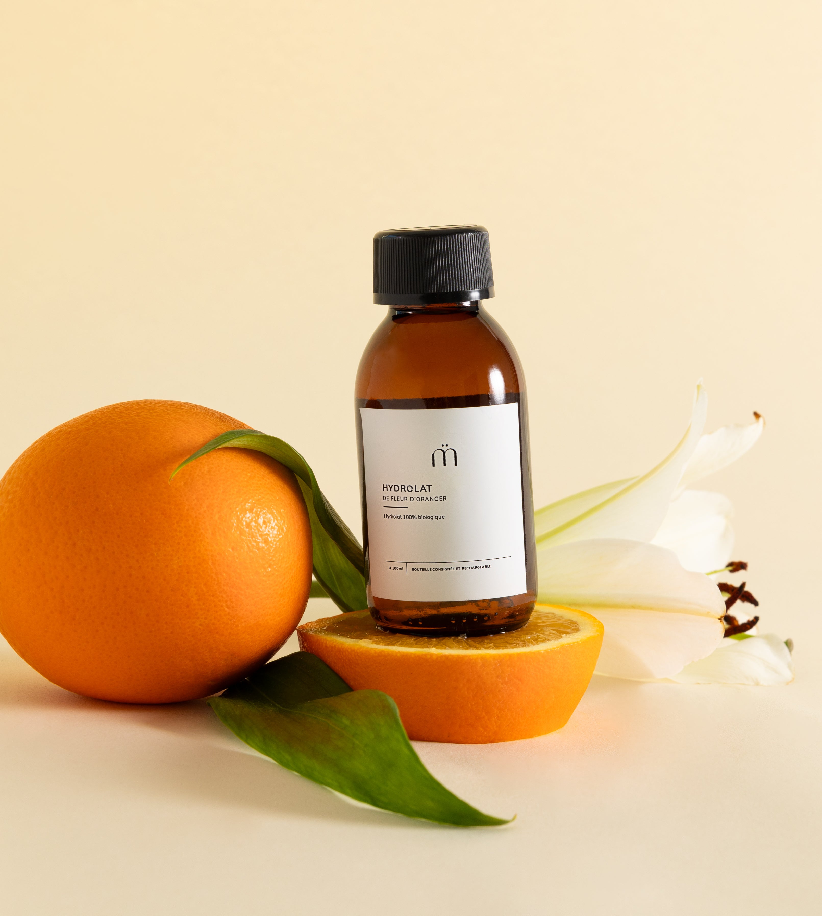 Hydrolat fleur d'oranger, eau florale pour la peau