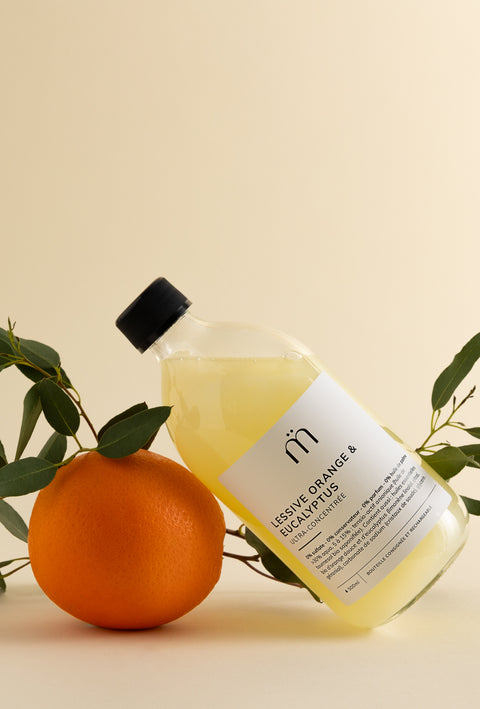 Lessive orange eucalyptus
