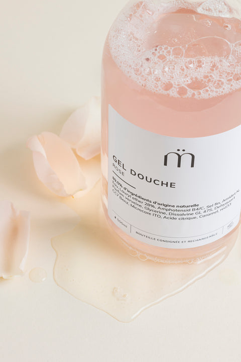 Gel douche parfum rose - édition limitée