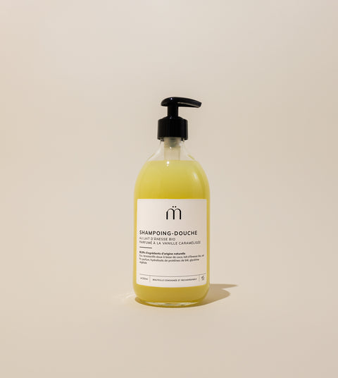 shampoing lait d anesse flacons en verre 500ml ou 1L consignes et rechargeables